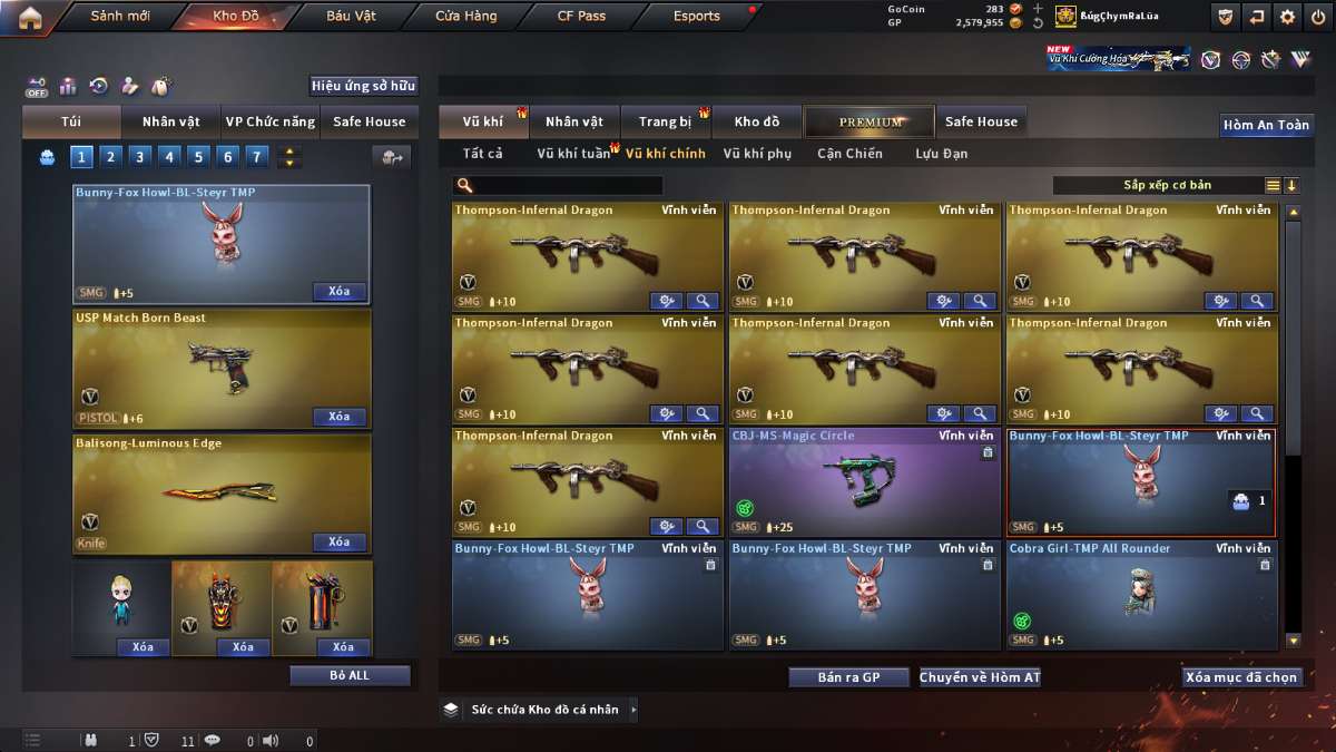 shop acc cf uy tin gia re